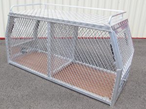 Coffre aluminium transport de chien 1770 x 700 x 850 mm