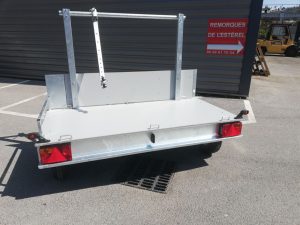 Remorque transversale pour scooters MP3 et vélos GOT 500/750kg
