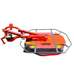 Faucheuse à tambour 1m LIDERFARM pour micro-tracteur - Coupe droite ou gauche, couteau adapté